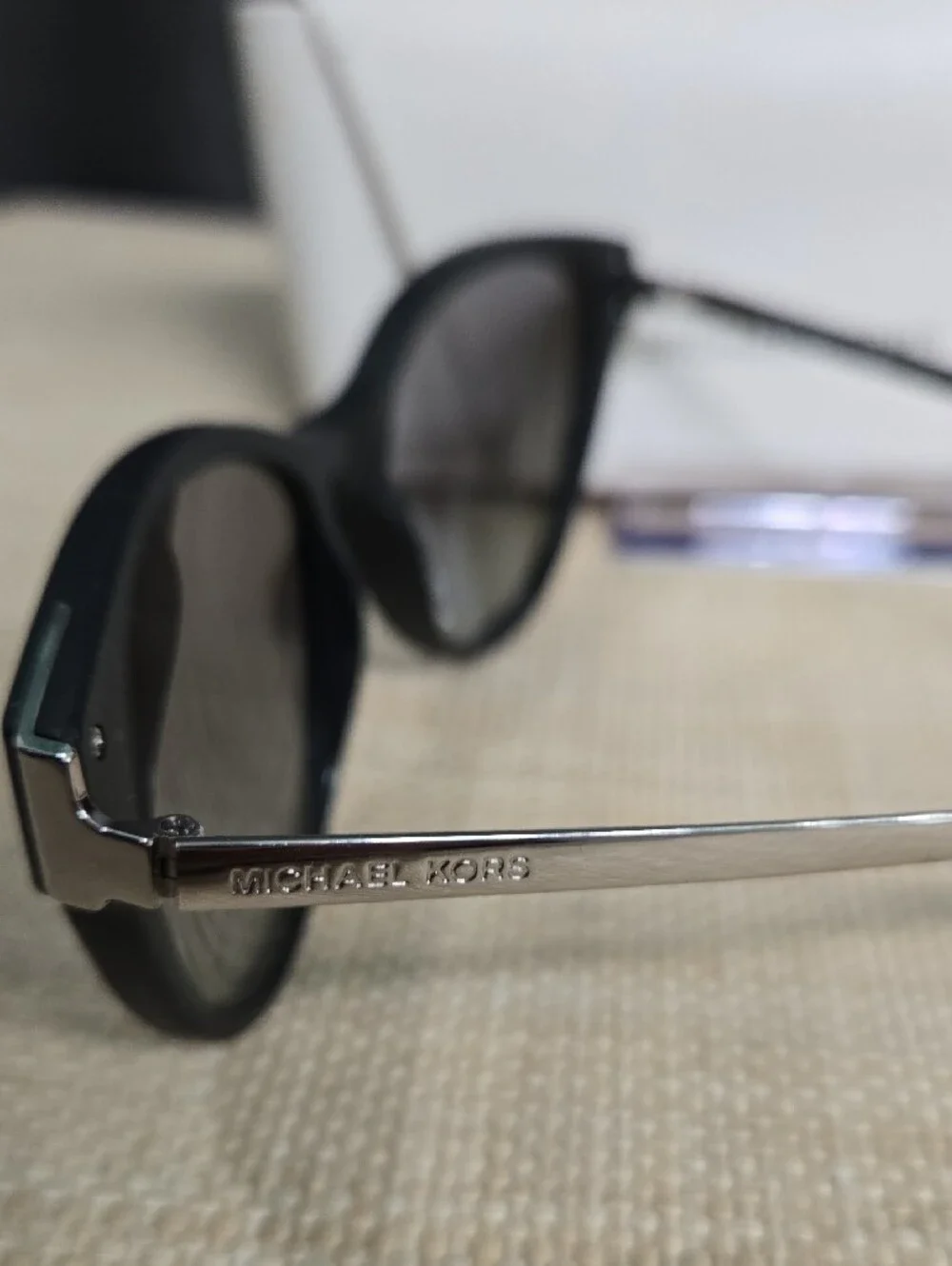 WEEKEND SALE! Michael Kors Black Cat-Eye Sunglasses with Gradient Lenses.